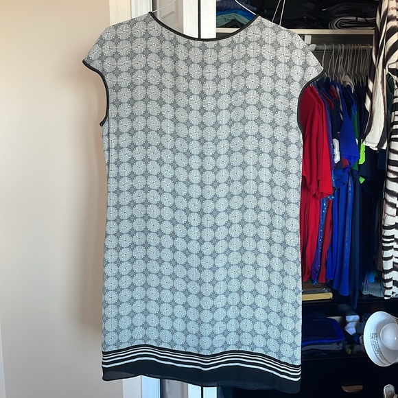 Max Studio Casual Geometric Pattern Black and White Dress Size S - Picture 7 of 14